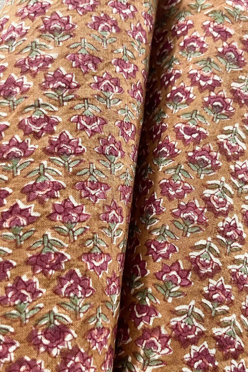 Brown Cotton Mul Dupatta