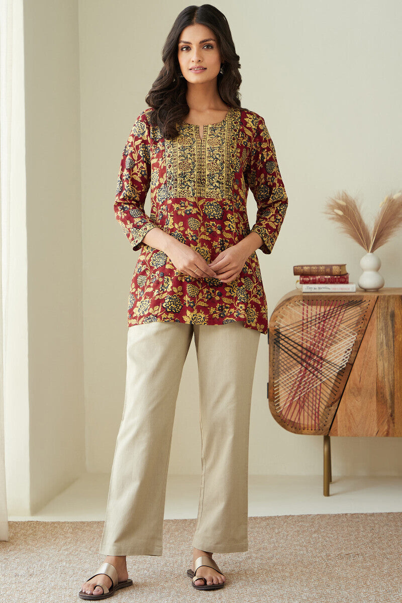 Sehra Tasneem Bagru Top