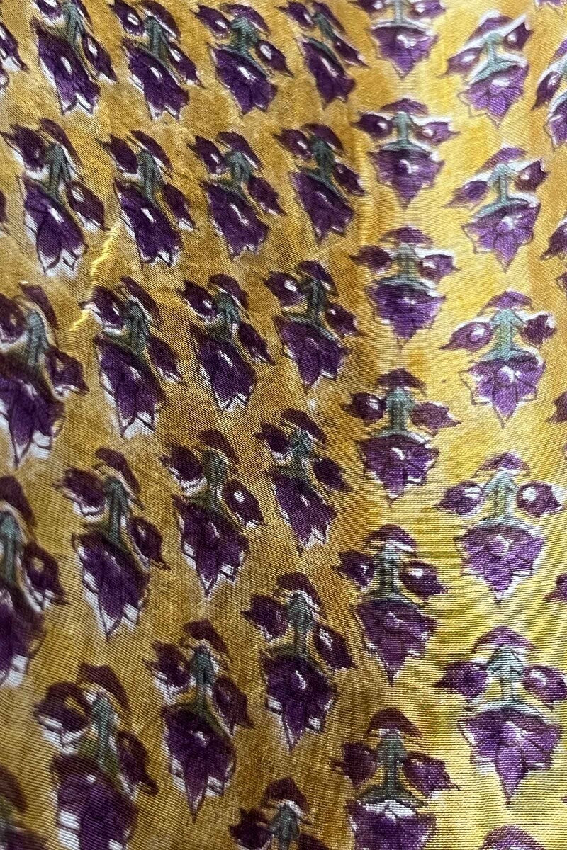 Yellow Cotton Silk Dupatta