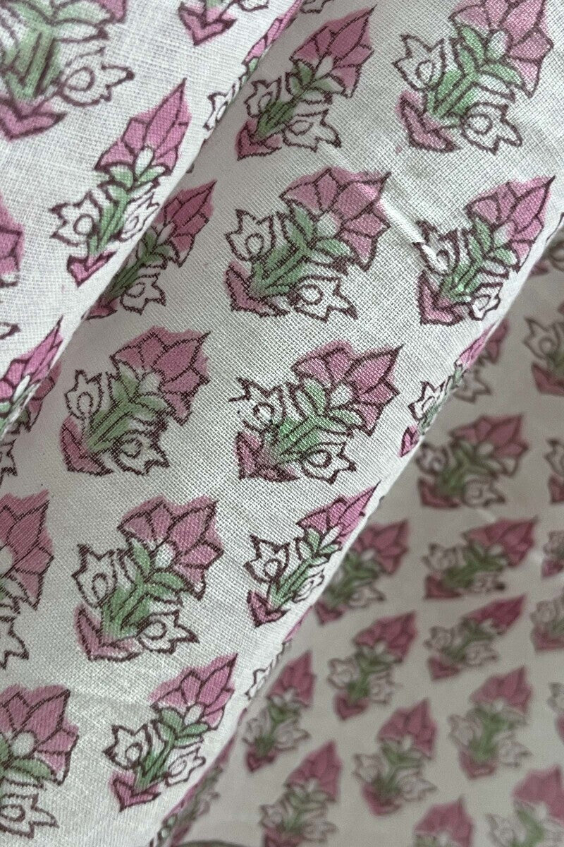 White Sanganeri Dupatta