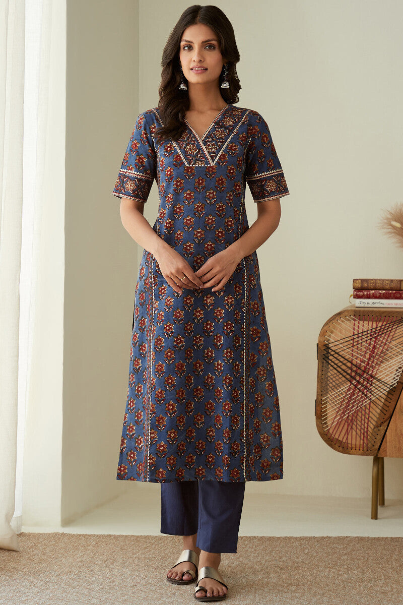 Sehra Aasira Bagru Kurta