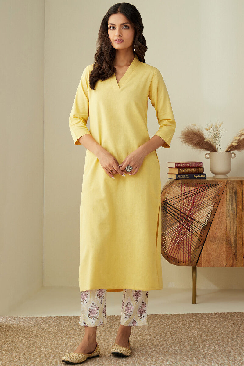 Roza Seher Yellow Kurta
