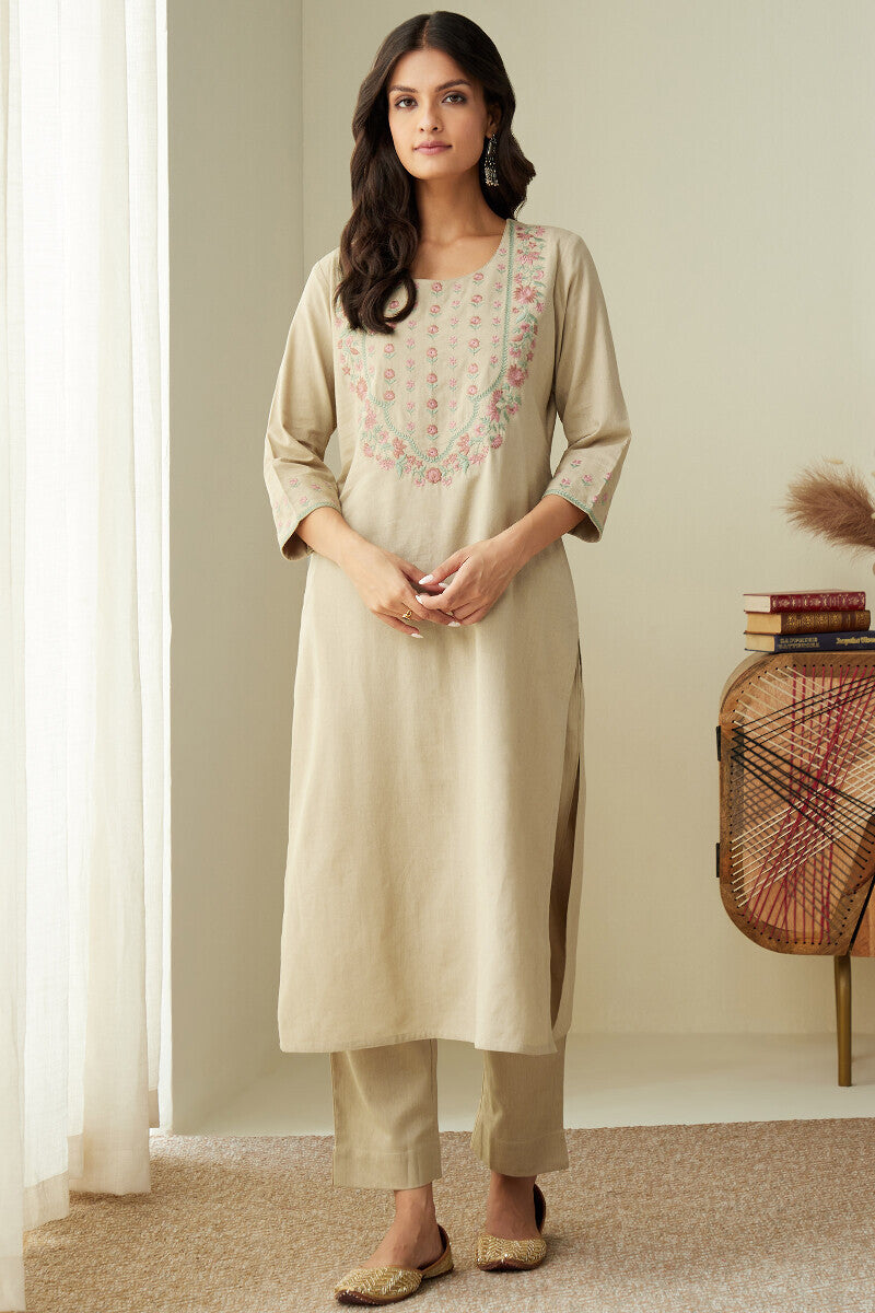 Rosheen Maya Beige Kurta