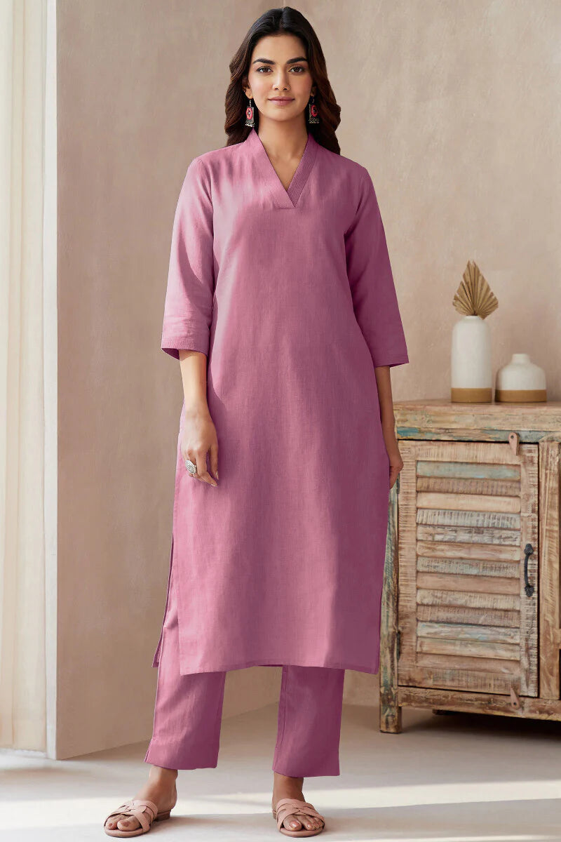 Roza Seher Orchid Kurta