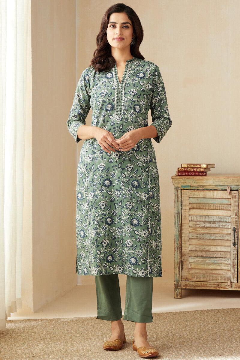 Gauhar Zoya Bagru Kurta