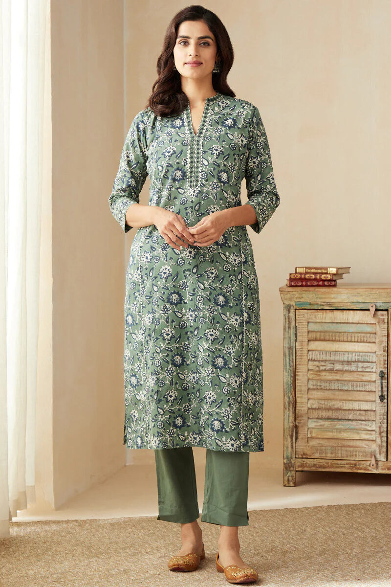 Gauhar Zoya Bagru Kurta
