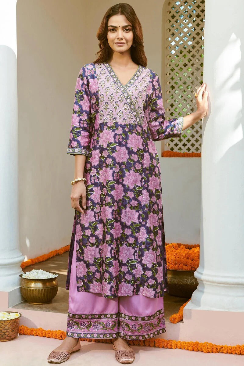 Mehrunissa Nikhat Chanderi Kurta