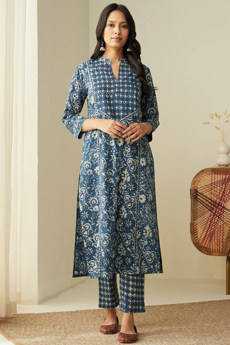 Sehra Maiwa Indigo Kurta