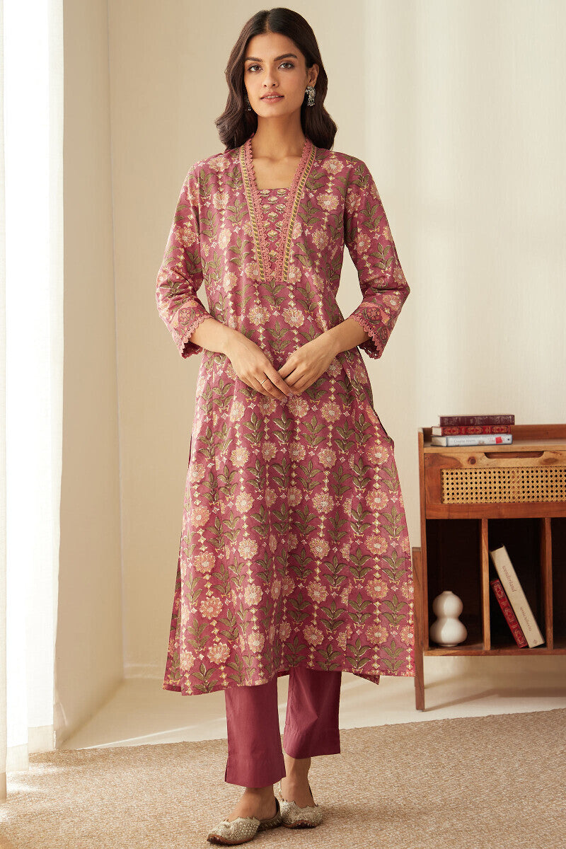 Rosheen Rafiya Sanganeri Kurta