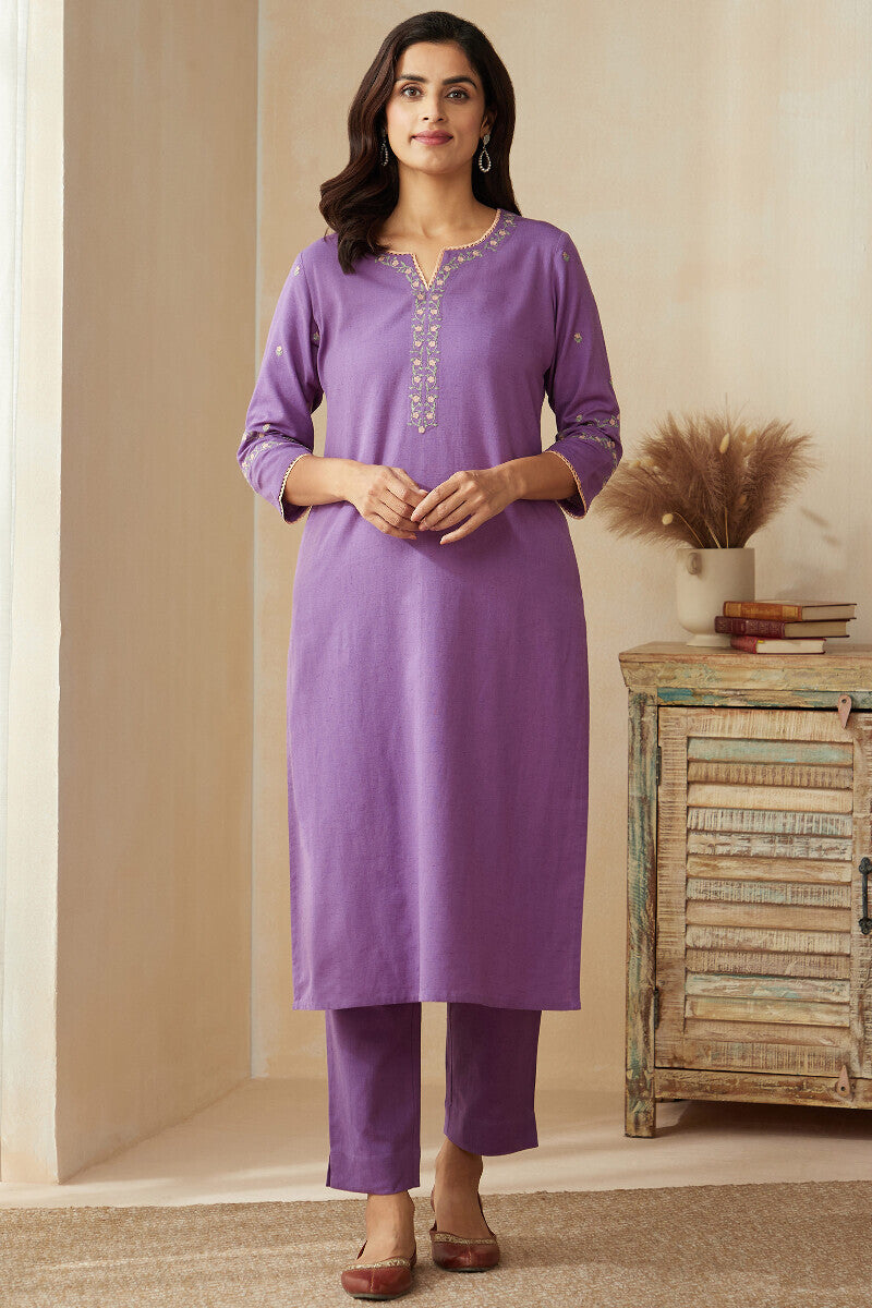 Roza Zoya Lavender Kurta