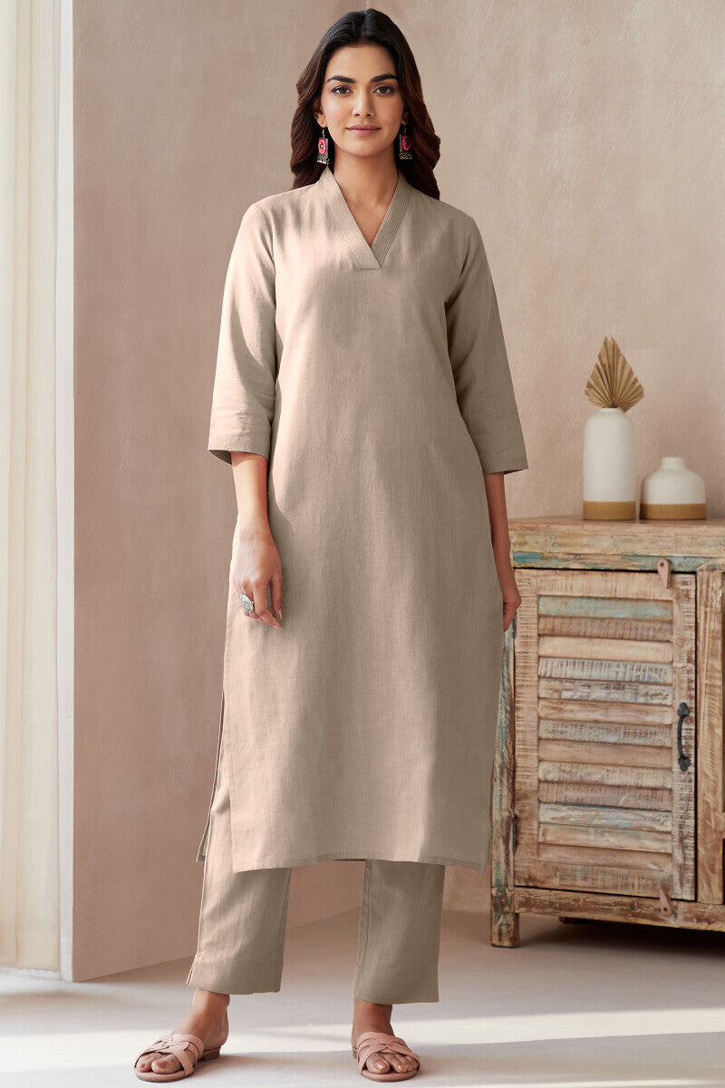 Roza Seher Grey Kurta