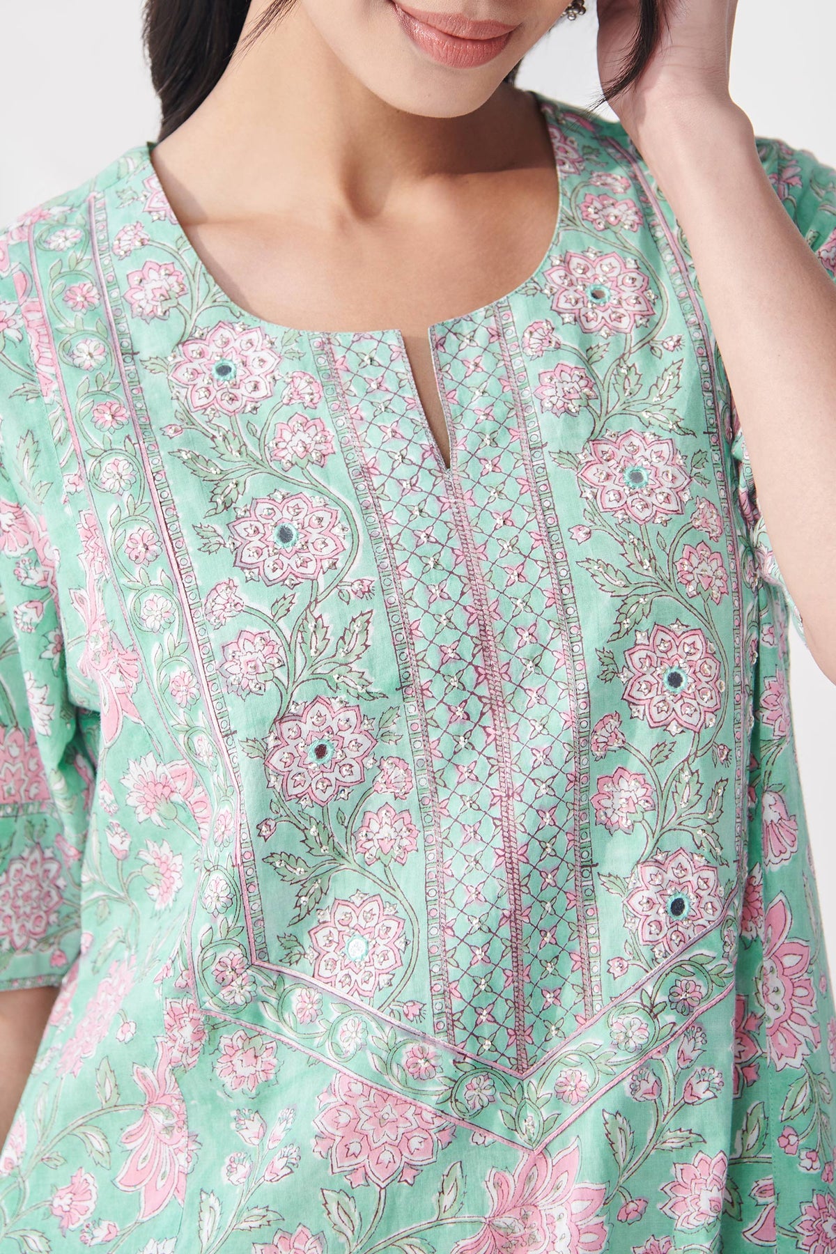 Gulbahar Rania Sanganeri Kaftan