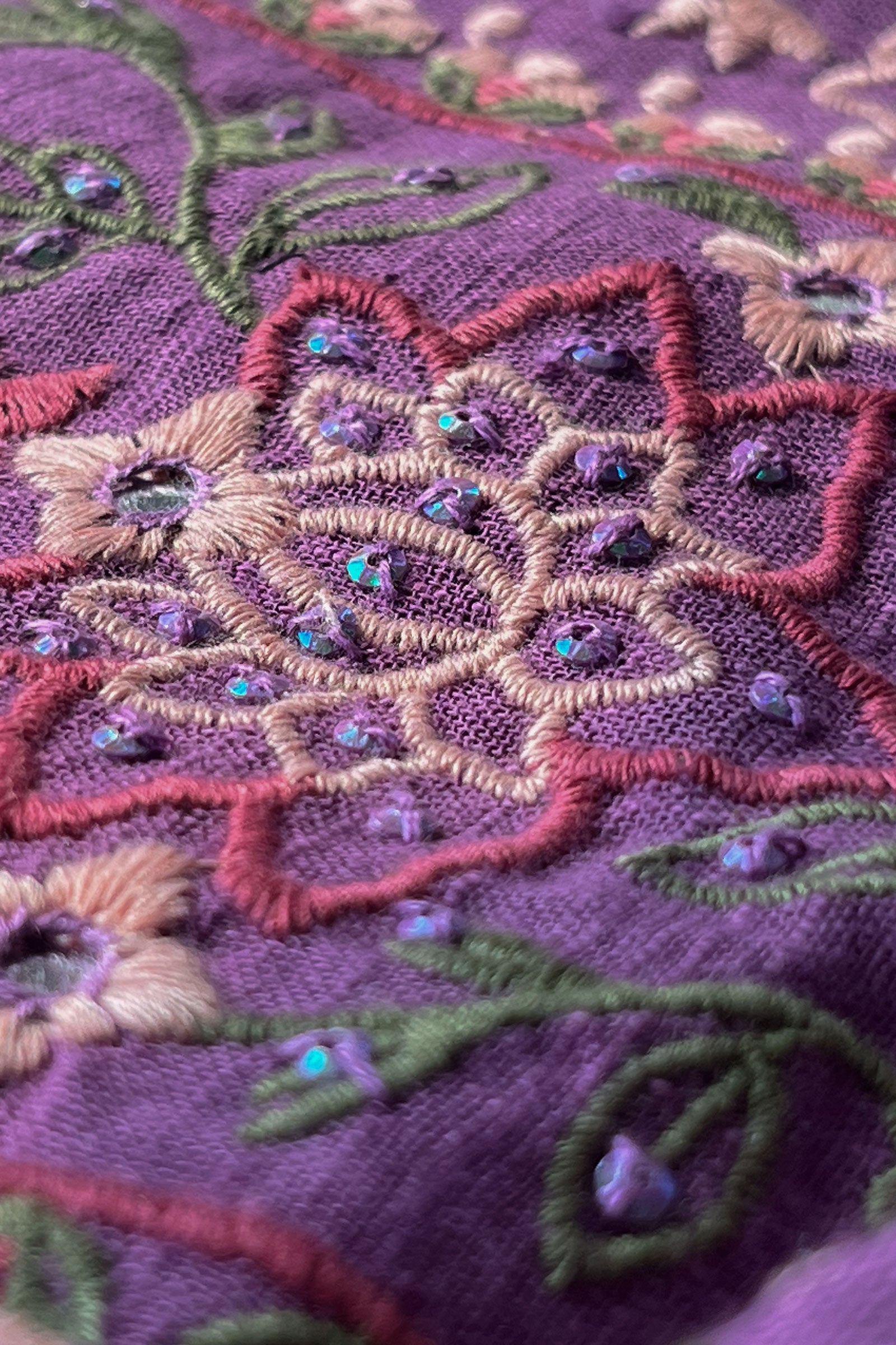 Surplus: Mehraab Aalia Purple Kurta