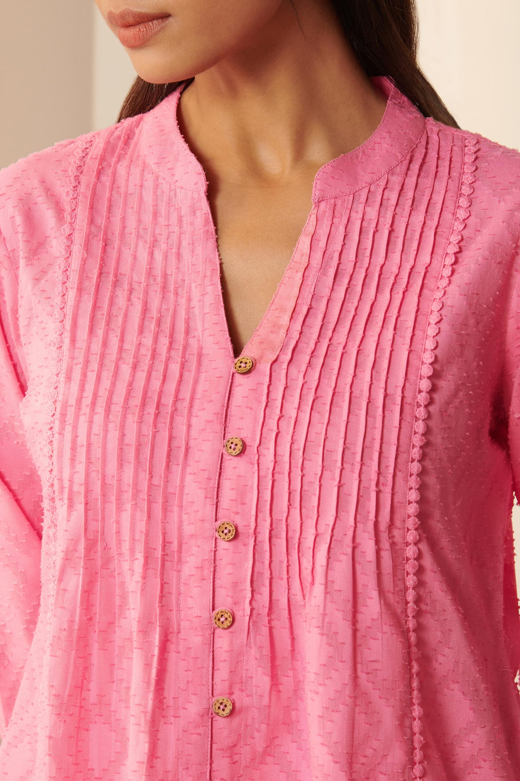Roza Yasmin Strawberry Pink Top