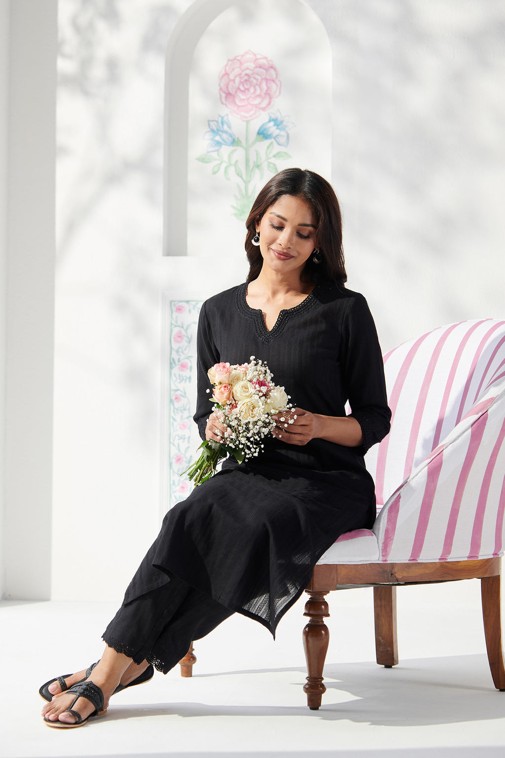 Surplus: Roza Nazira Black Narrow Pants