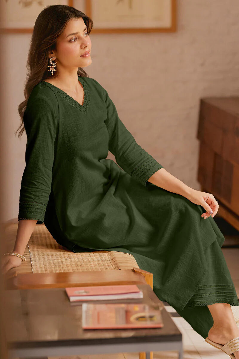 Surplus: Roza Zara Emerald Green Farsi