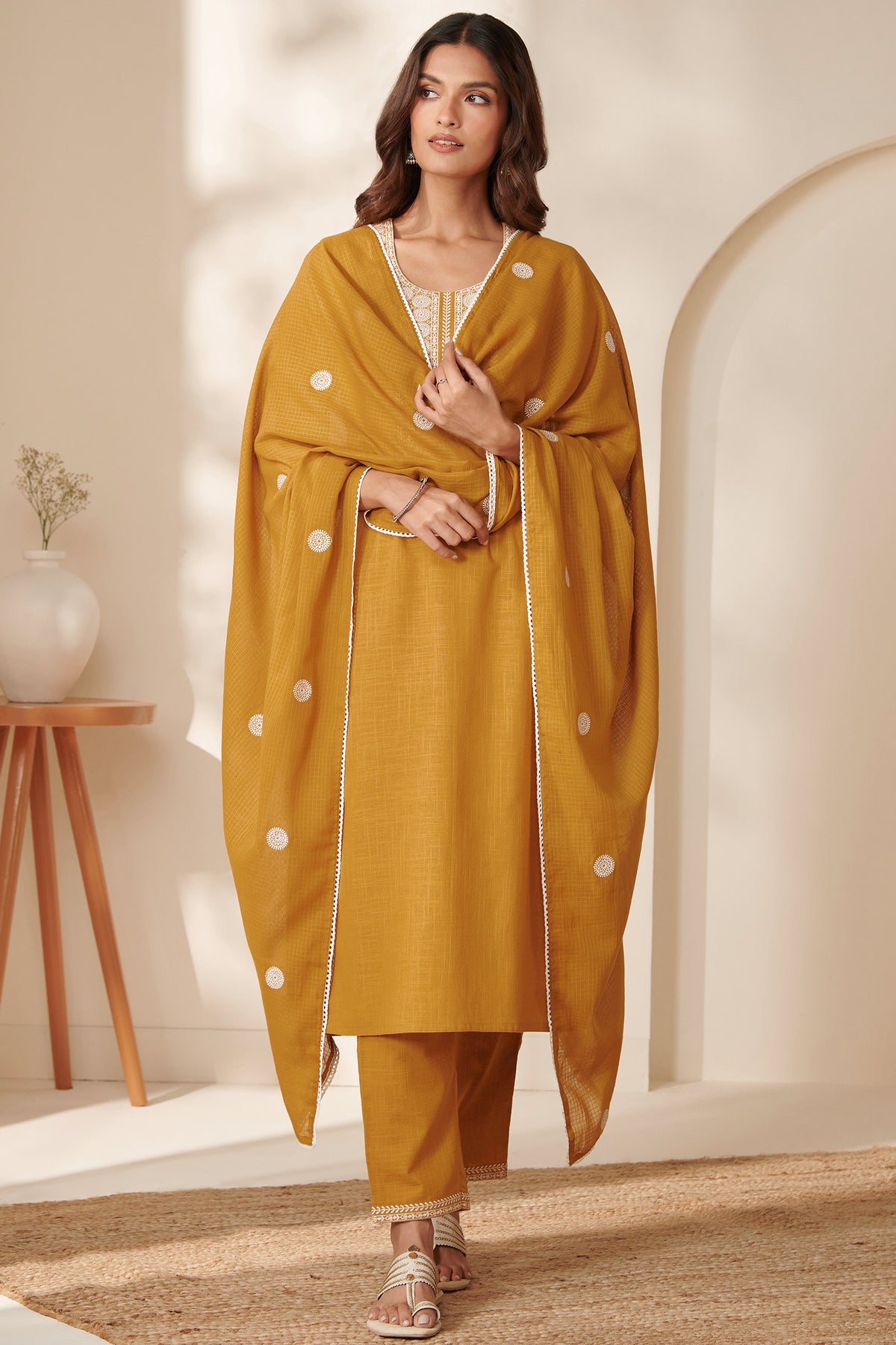 Mehraab Bano Mustard Dupatta