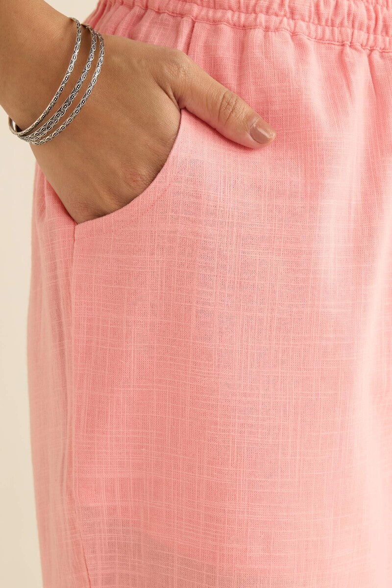 Mehraab Mahi Pink Narrow Pants