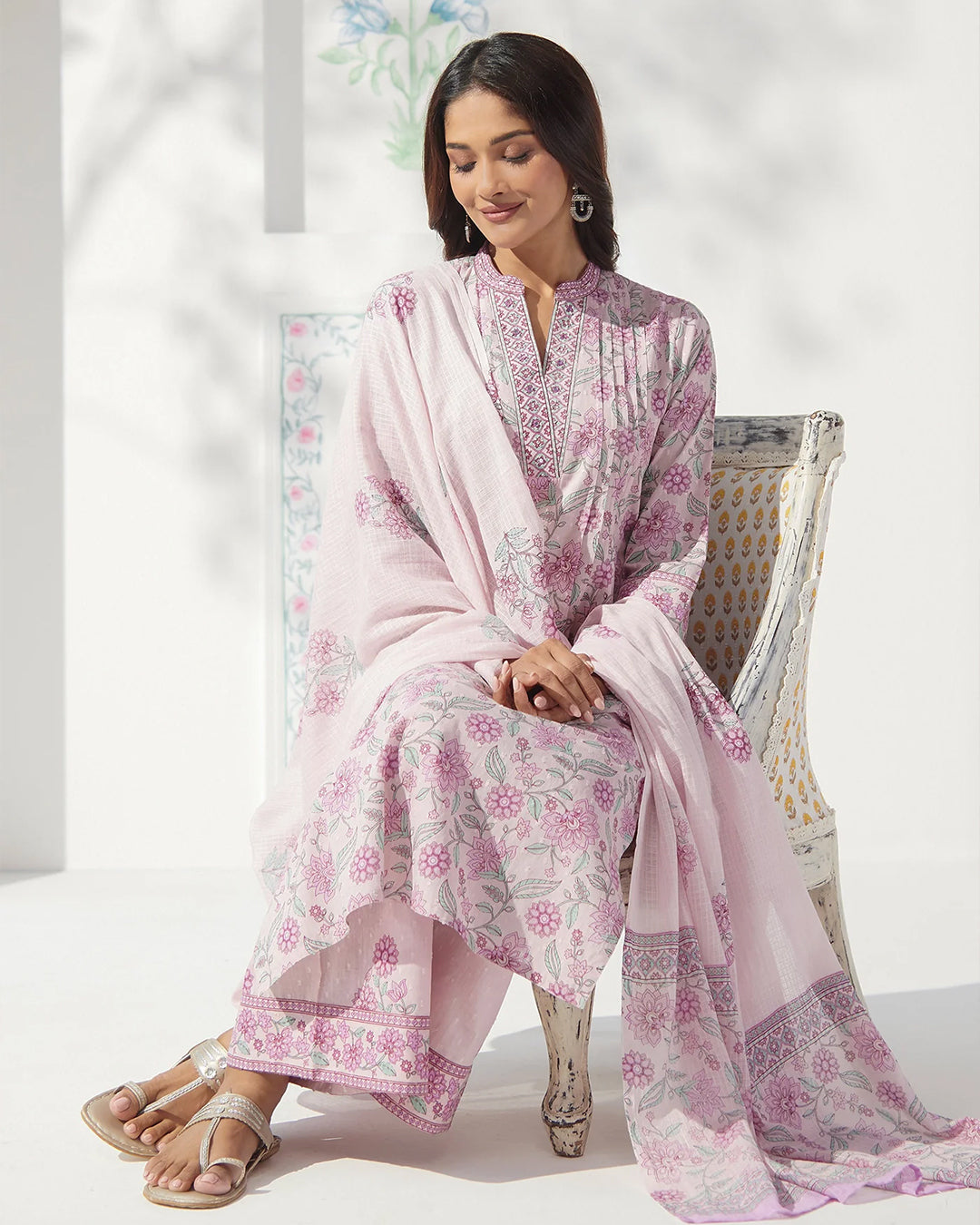 Gulbahar Mahi Sanganeri Dupatta