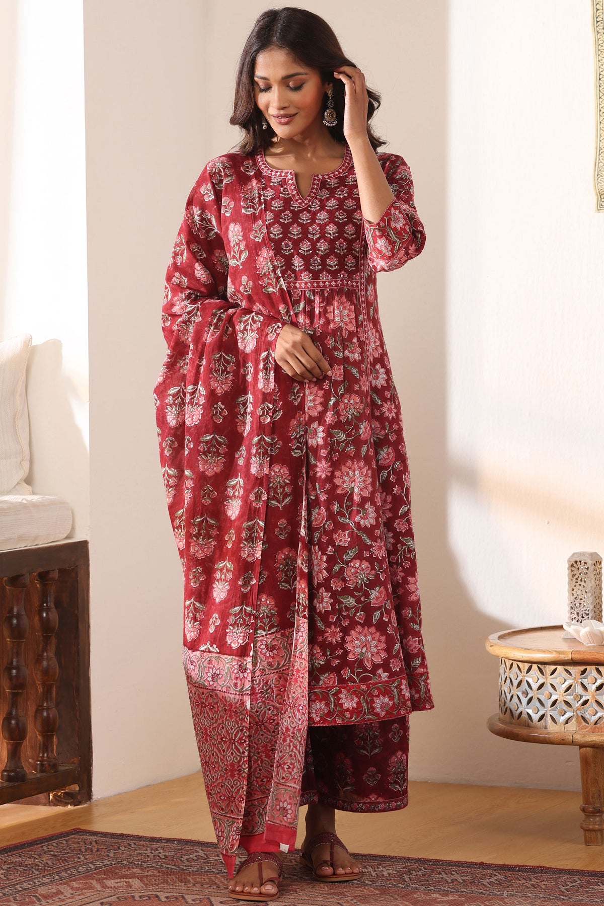 Gulbarg Nida Sanganeri Dupatta