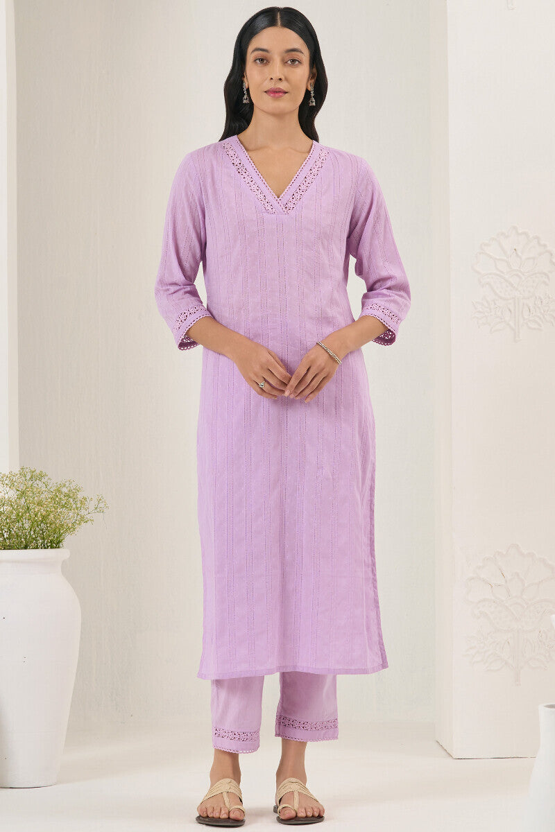 Roza Seher Lilac Narrow Pants