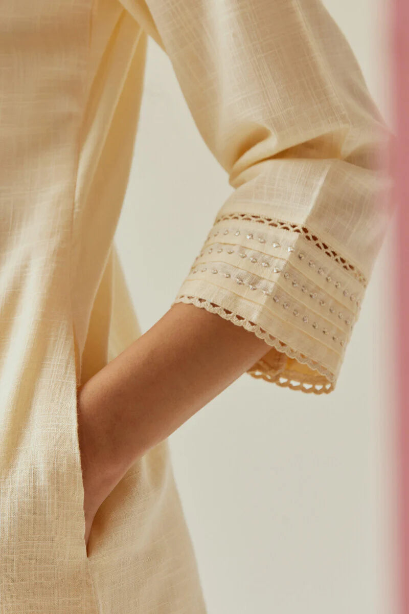 Surplus: Roza Zara Cream Kurta