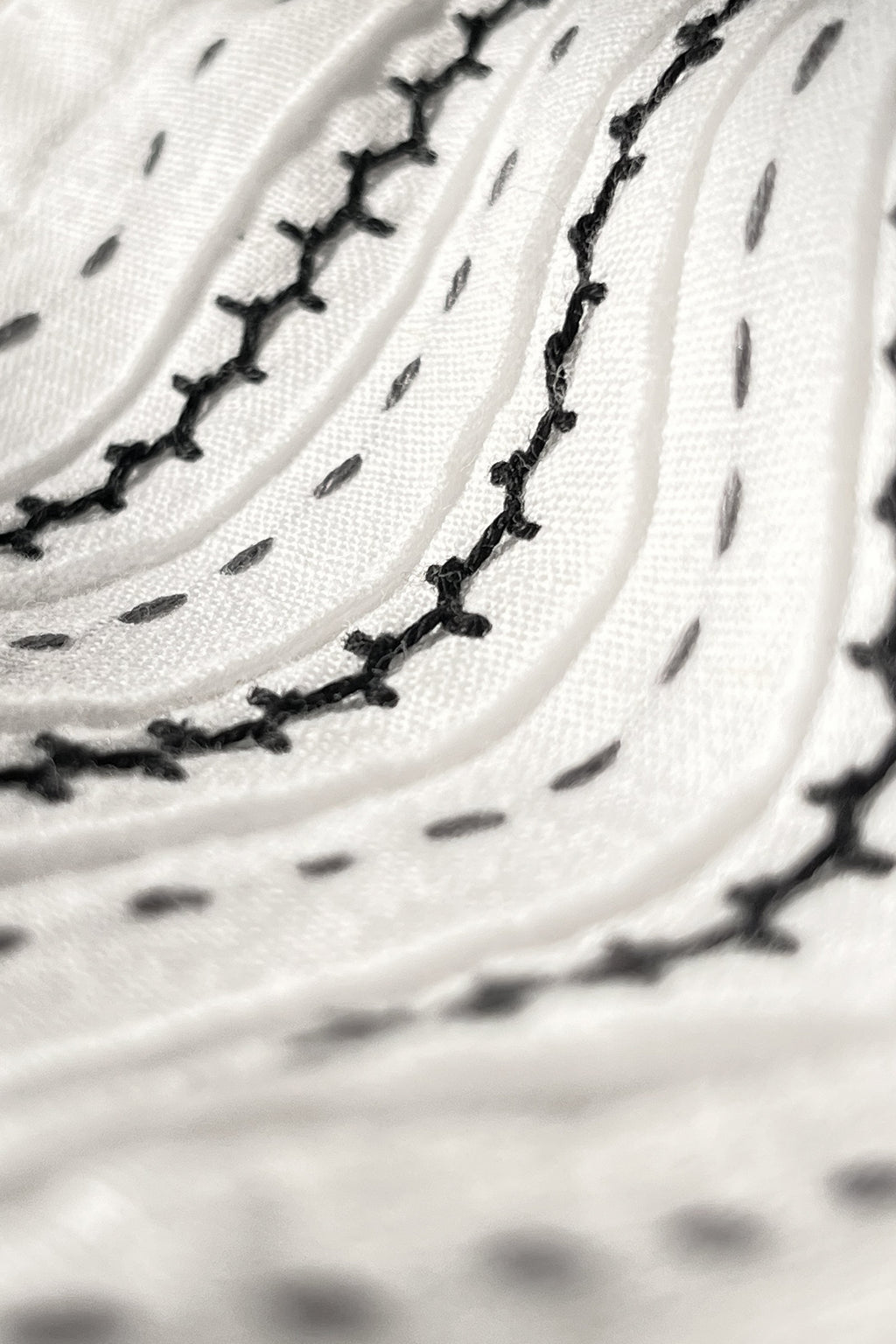 Surplus: Kashida Parisa White Kurta