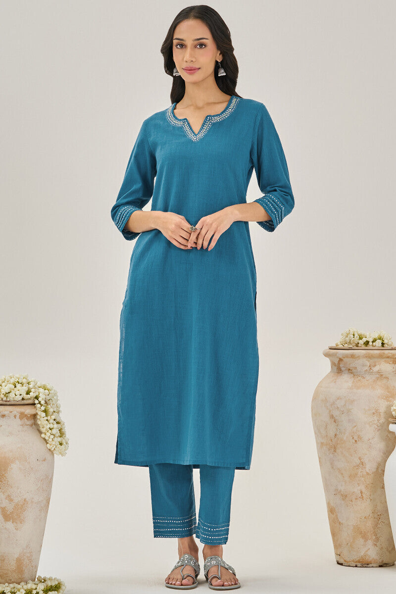 Roza Zara Blue Narrow Pants