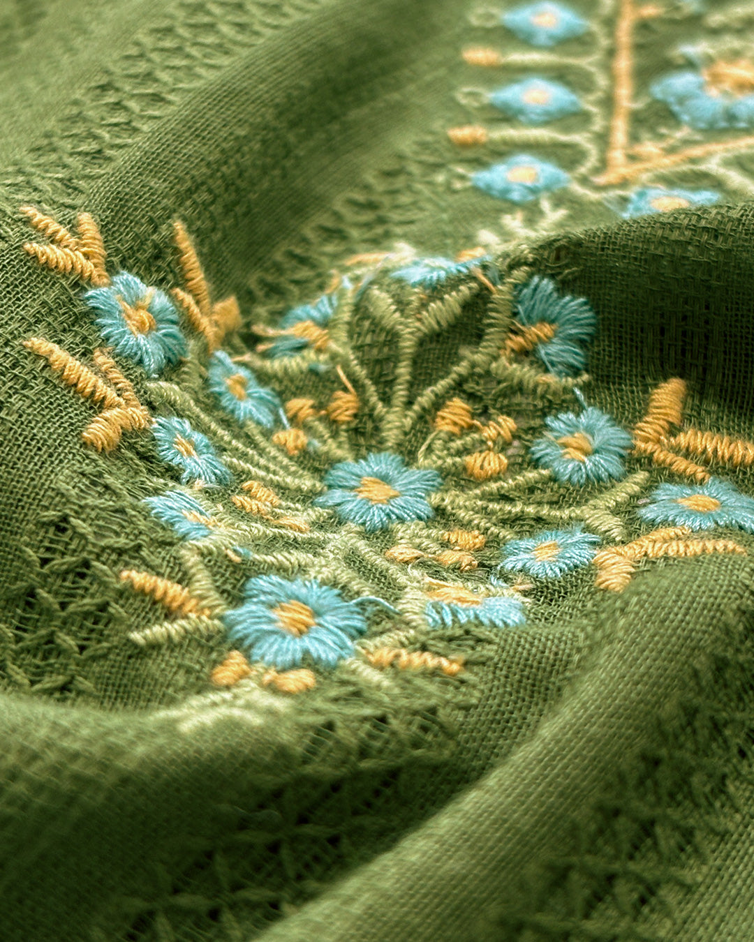 Mehraab Riya Jade Lime Kurta