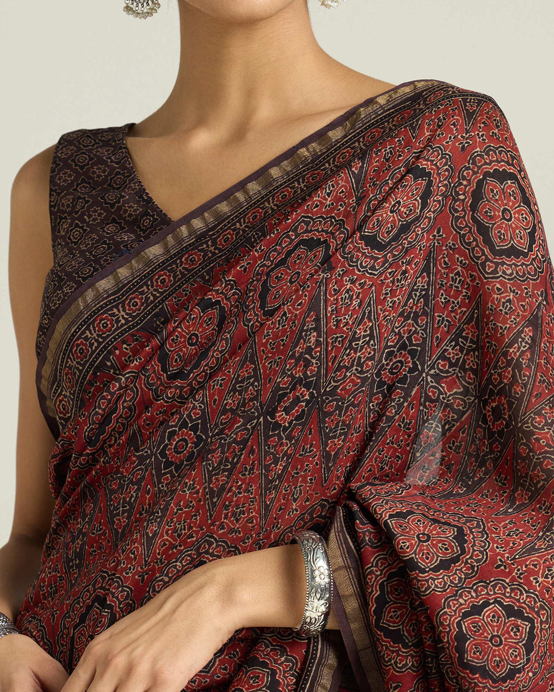 Surplus: Sehra Nahida Ajrakh Chanderi Saree