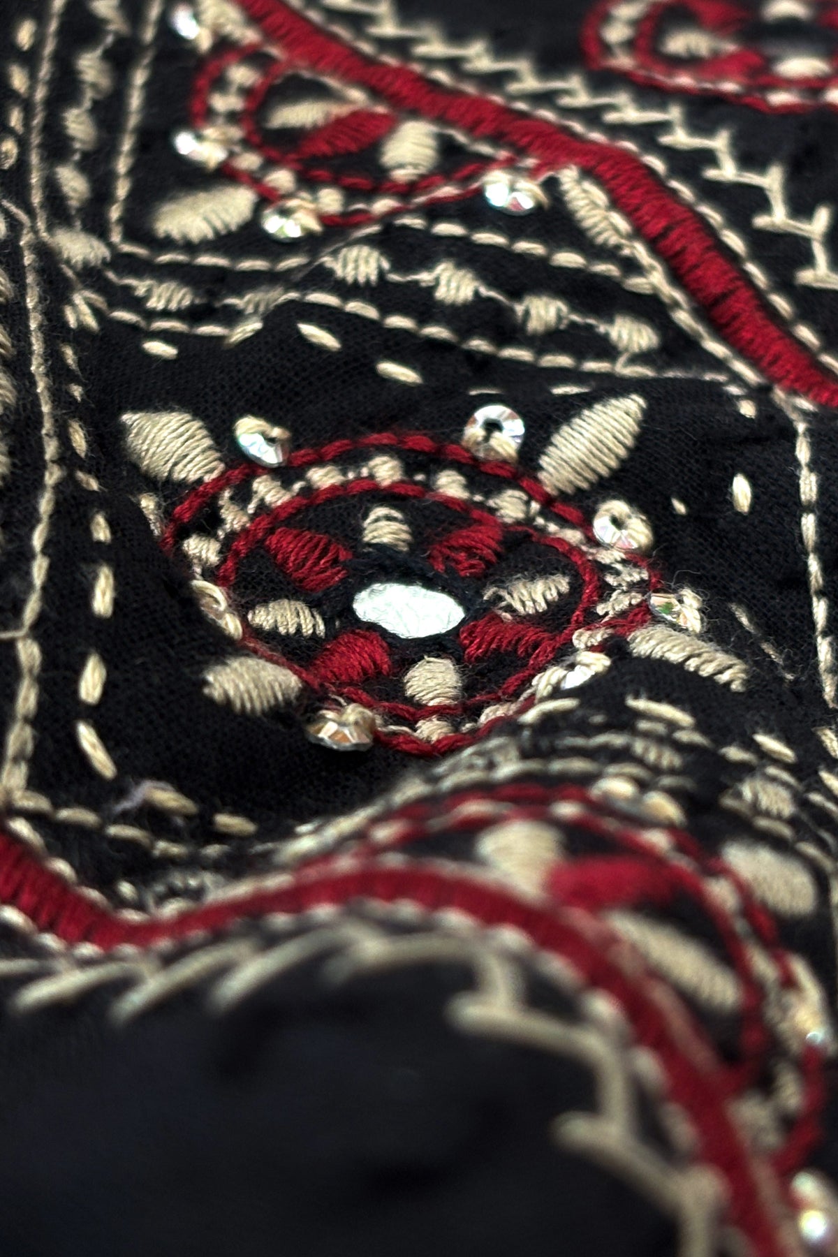 Mehraab Safiya Black Kurta