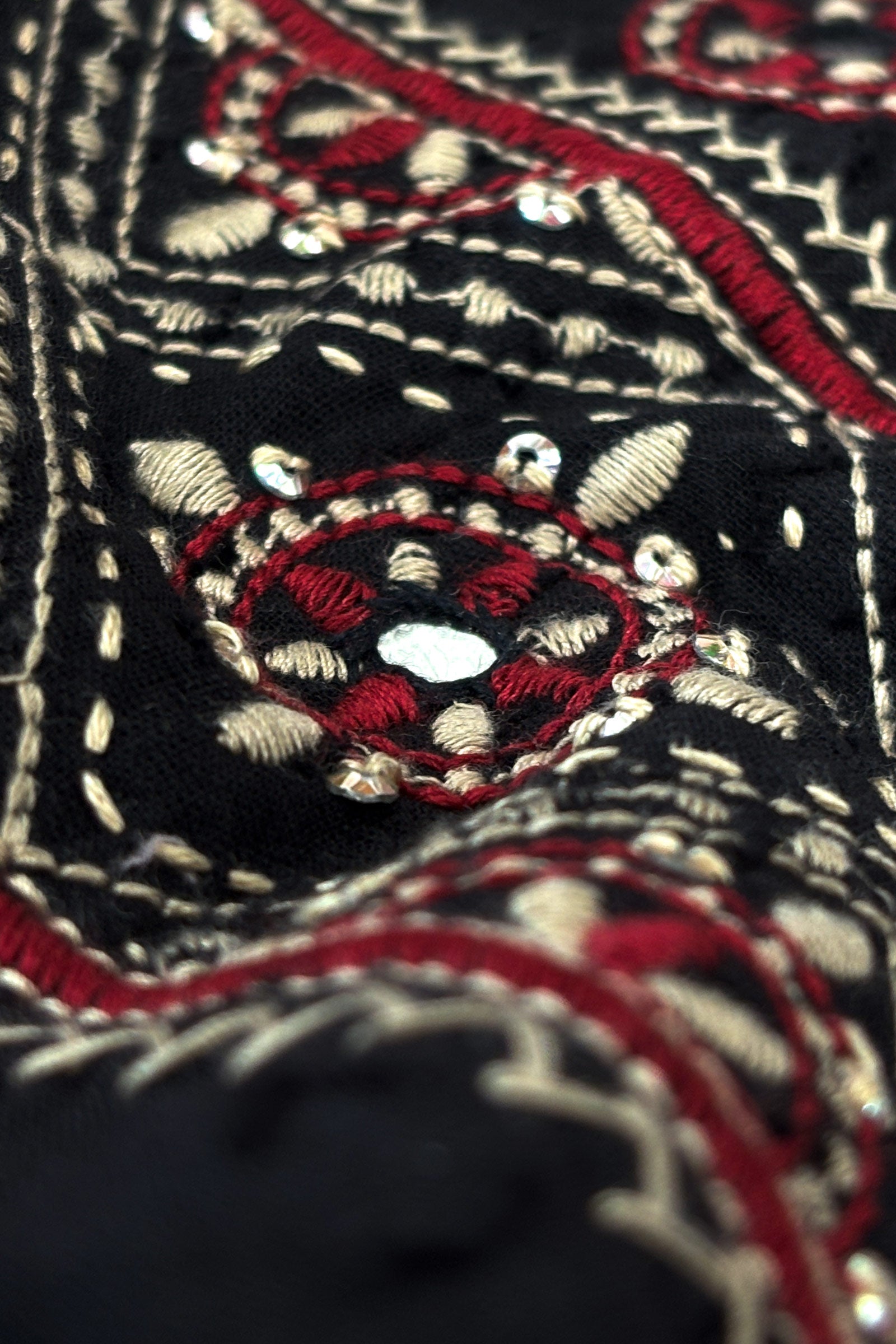 Mehraab Safiya Black Kurta