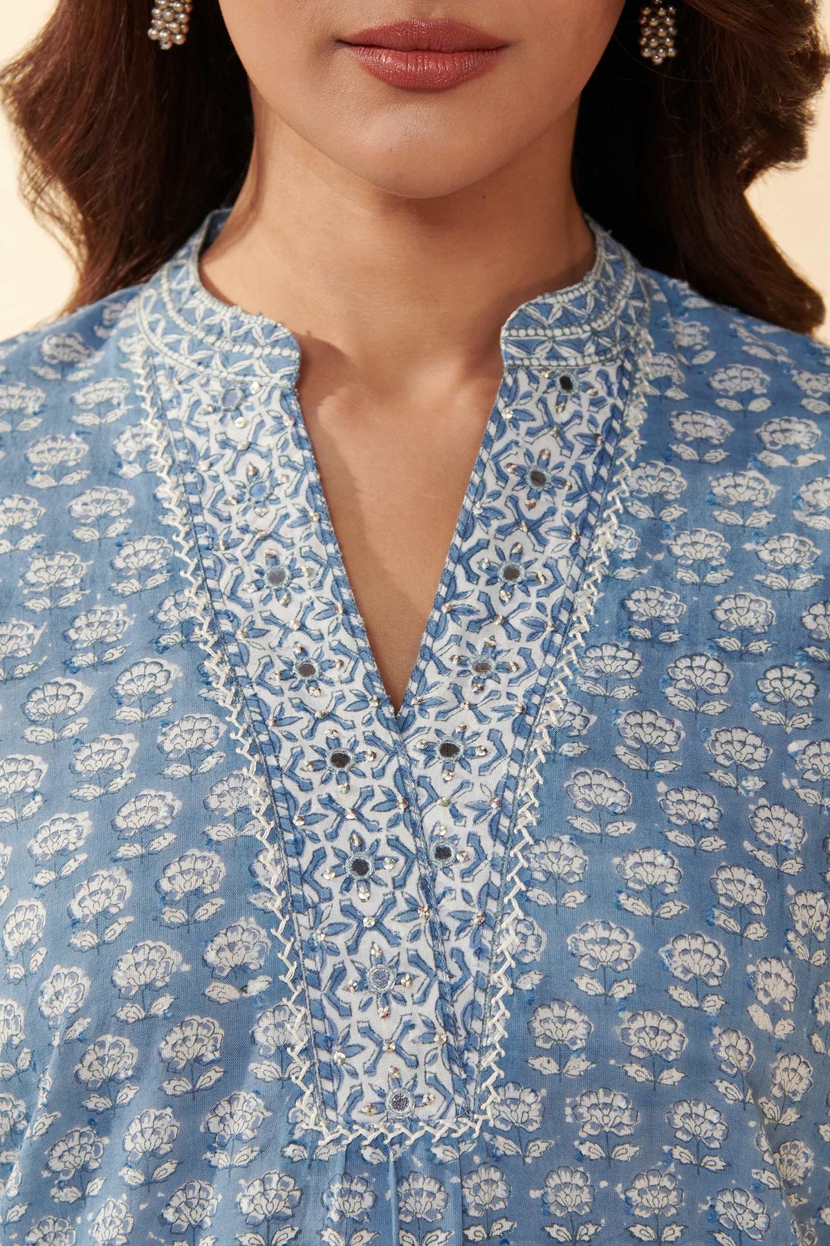 Neelofar Asma Sanganeri Top
