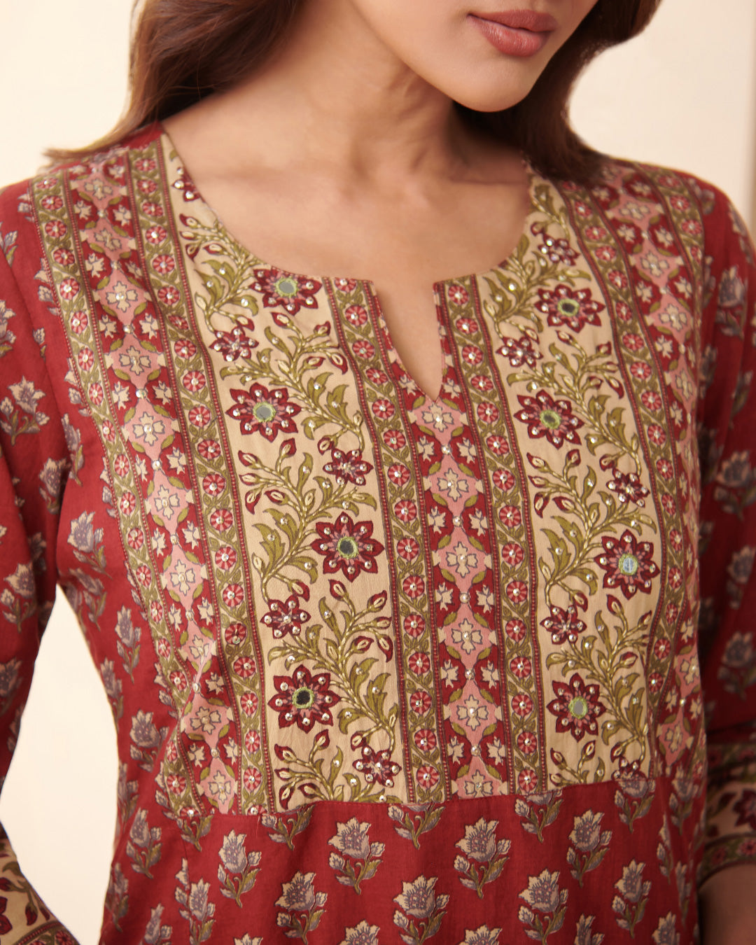 Gauhar Malaika Sanganeri Kurta