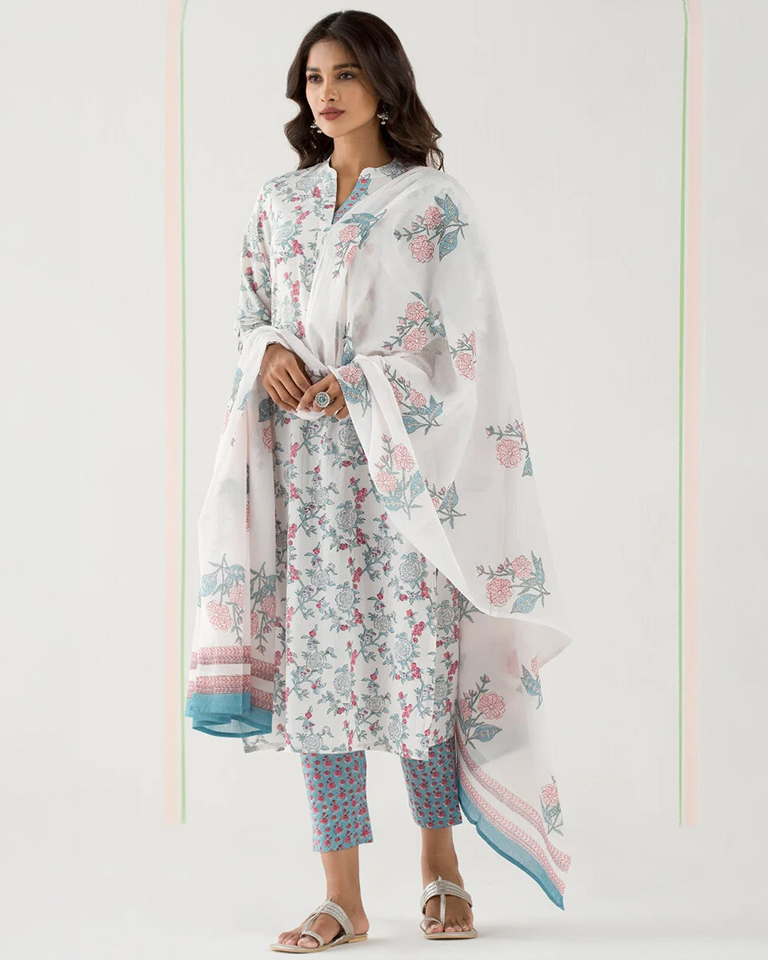 Gulbarg Jia Sanganeri Dupatta