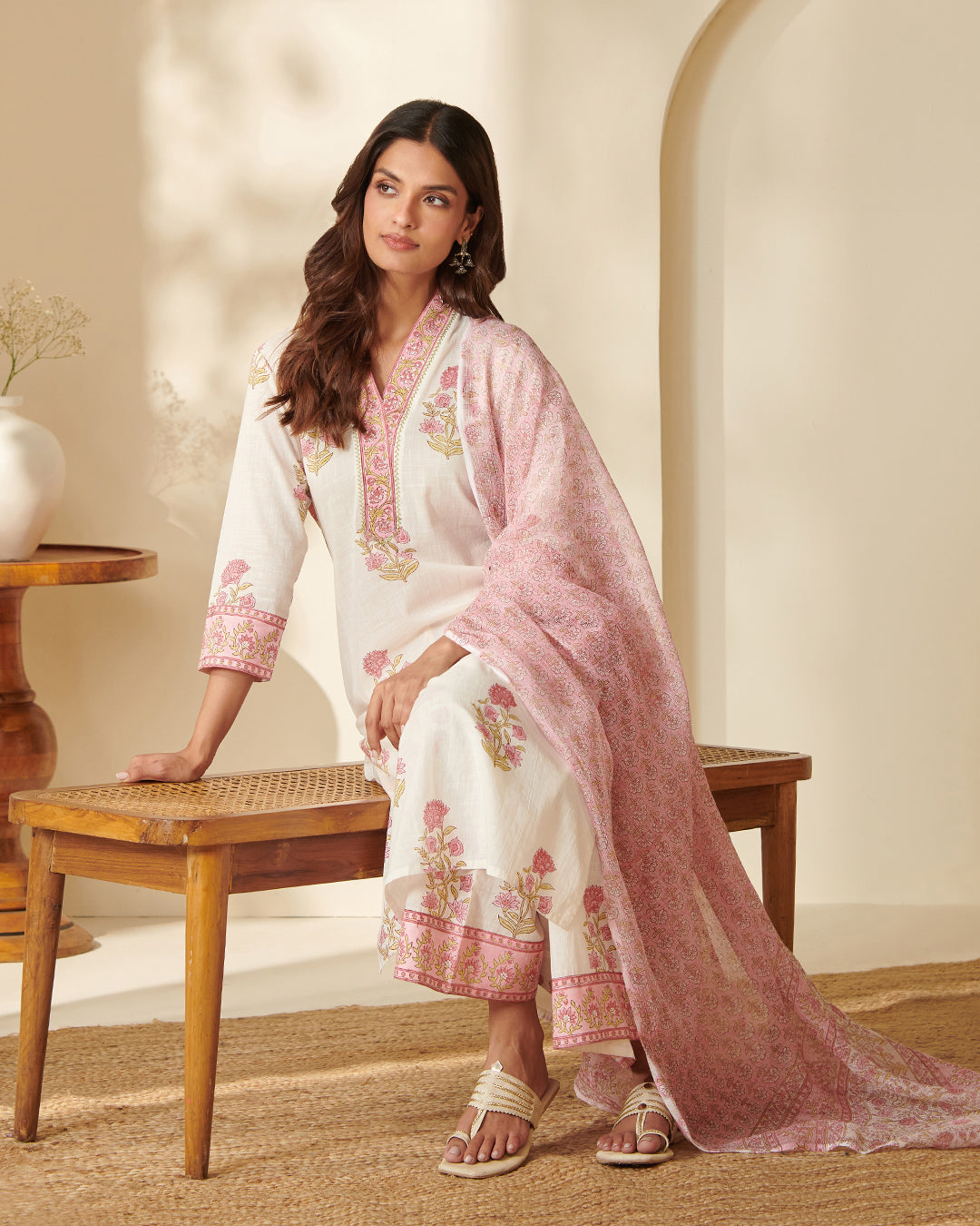 Gulbarg Rania Sanganeri Dupatta