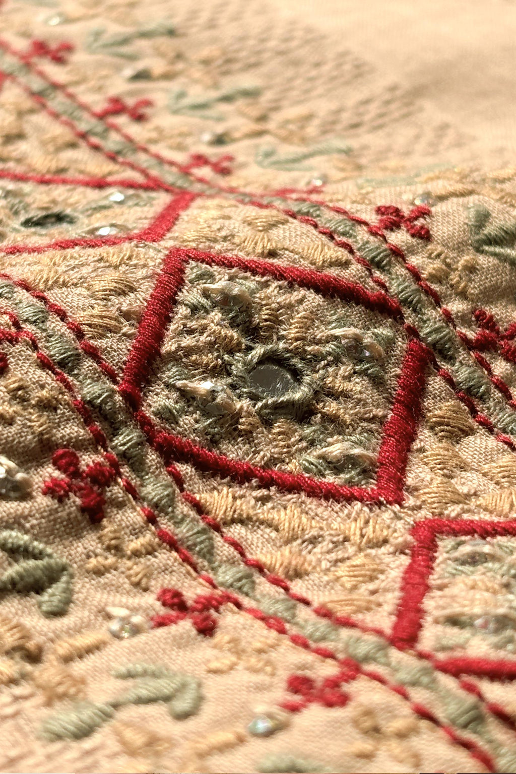 Mehraab Rumeha Beige Kurta