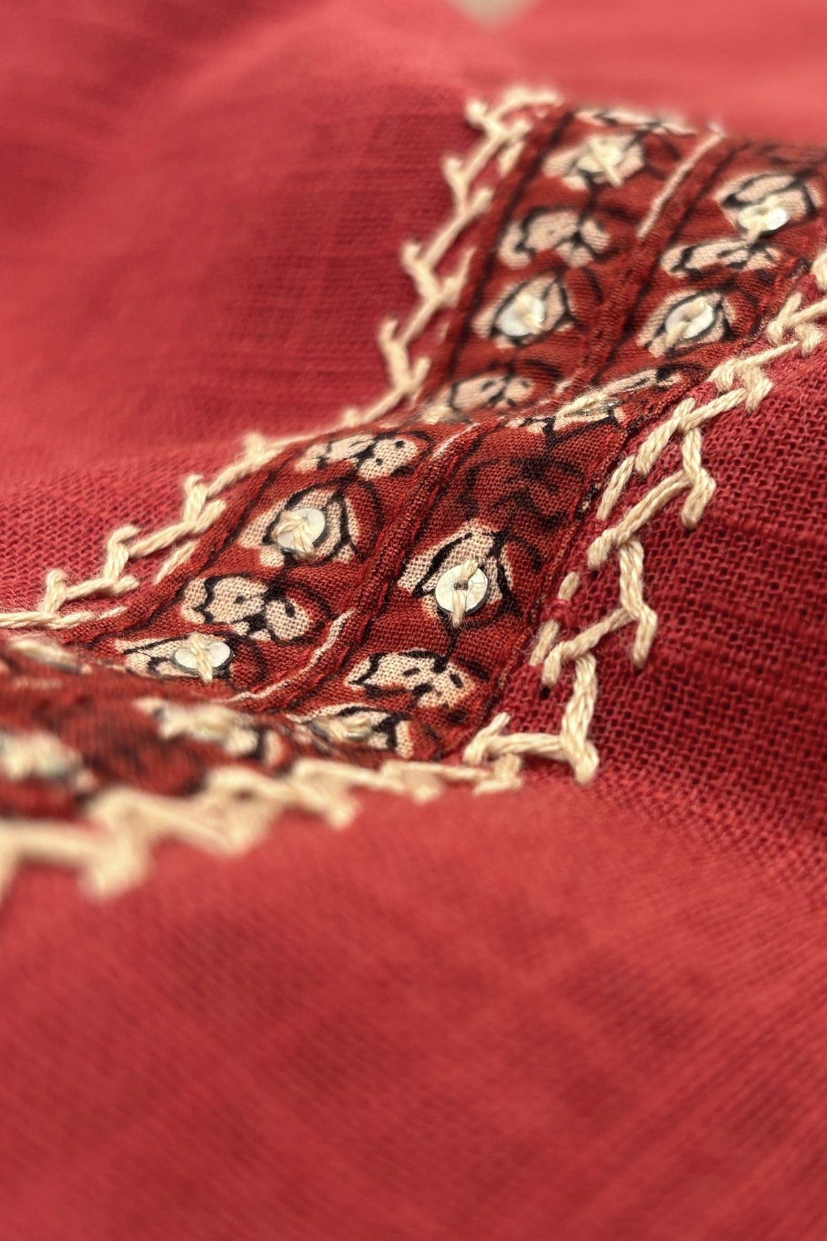 Sehra Zeinab Bagru Kurta