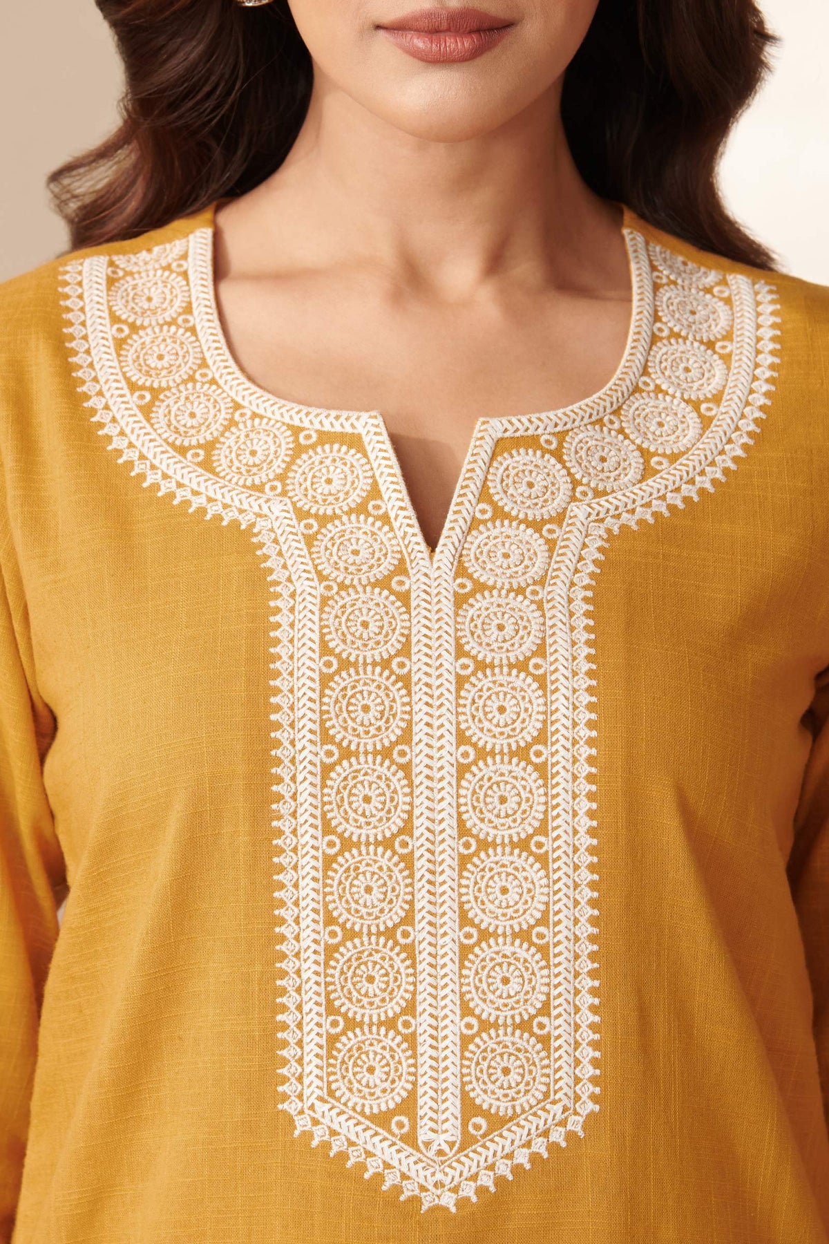 Surplus: Mehraab Raziya Mustard Top