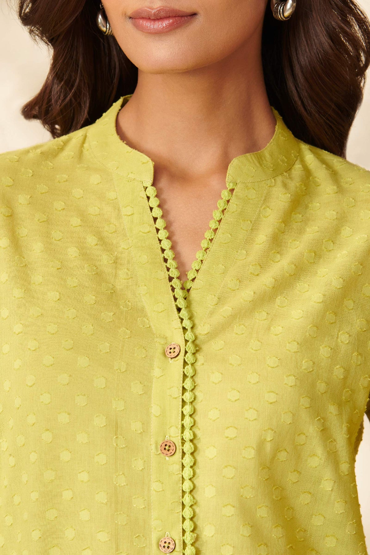 Roza Sabeen Green Co-Ord Set