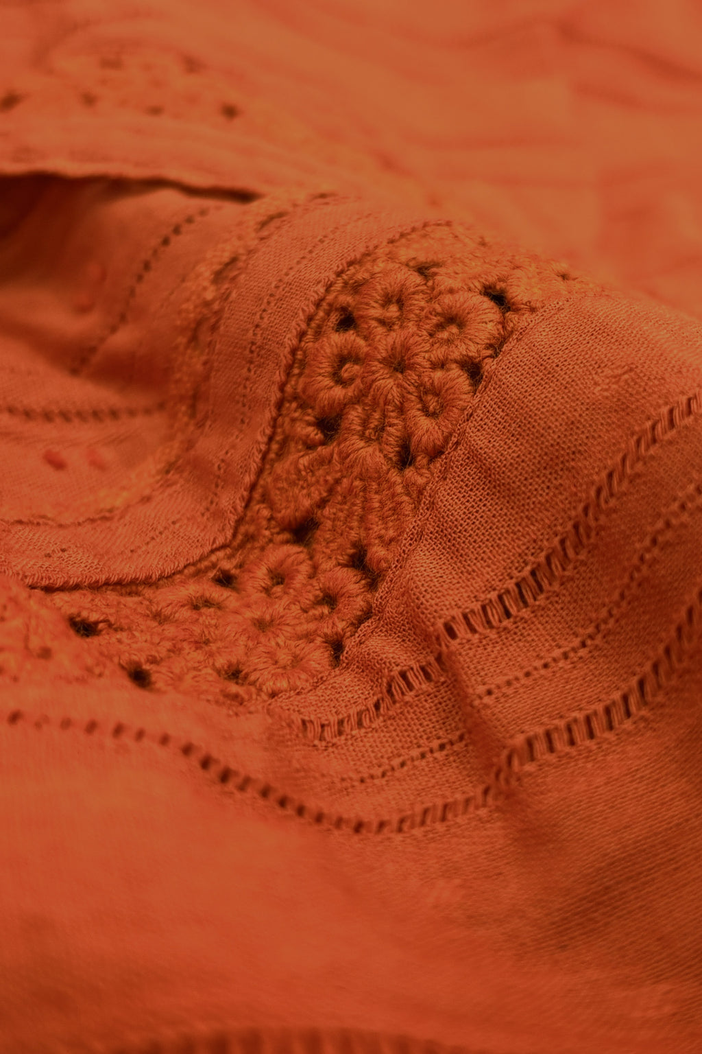 Roza Farhat Rust Orange Kurta