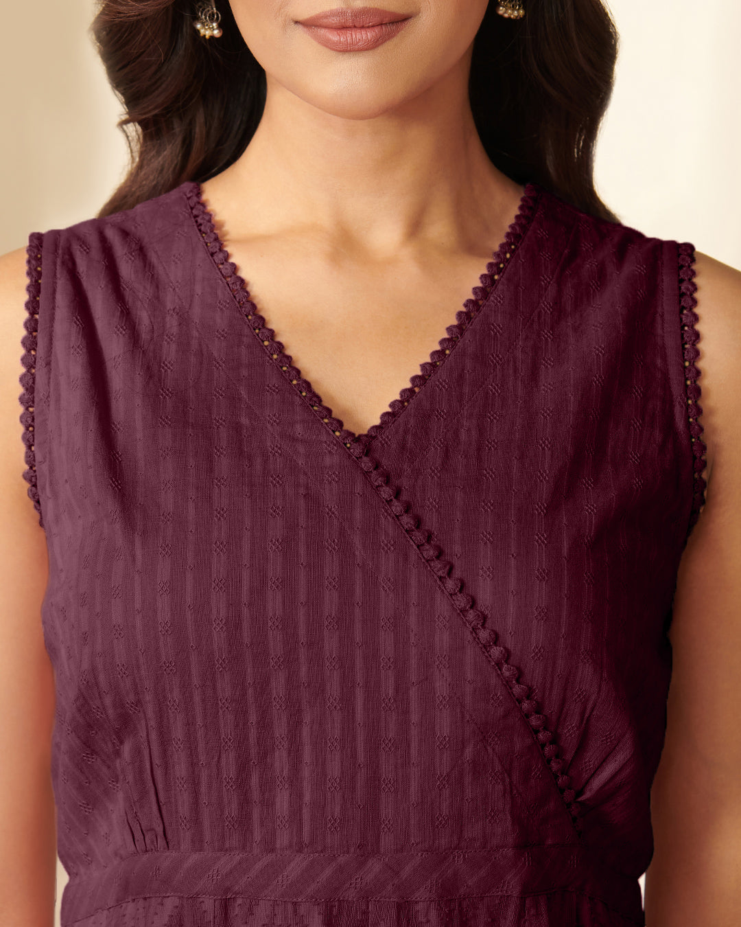 Roza Arya Wine Dress