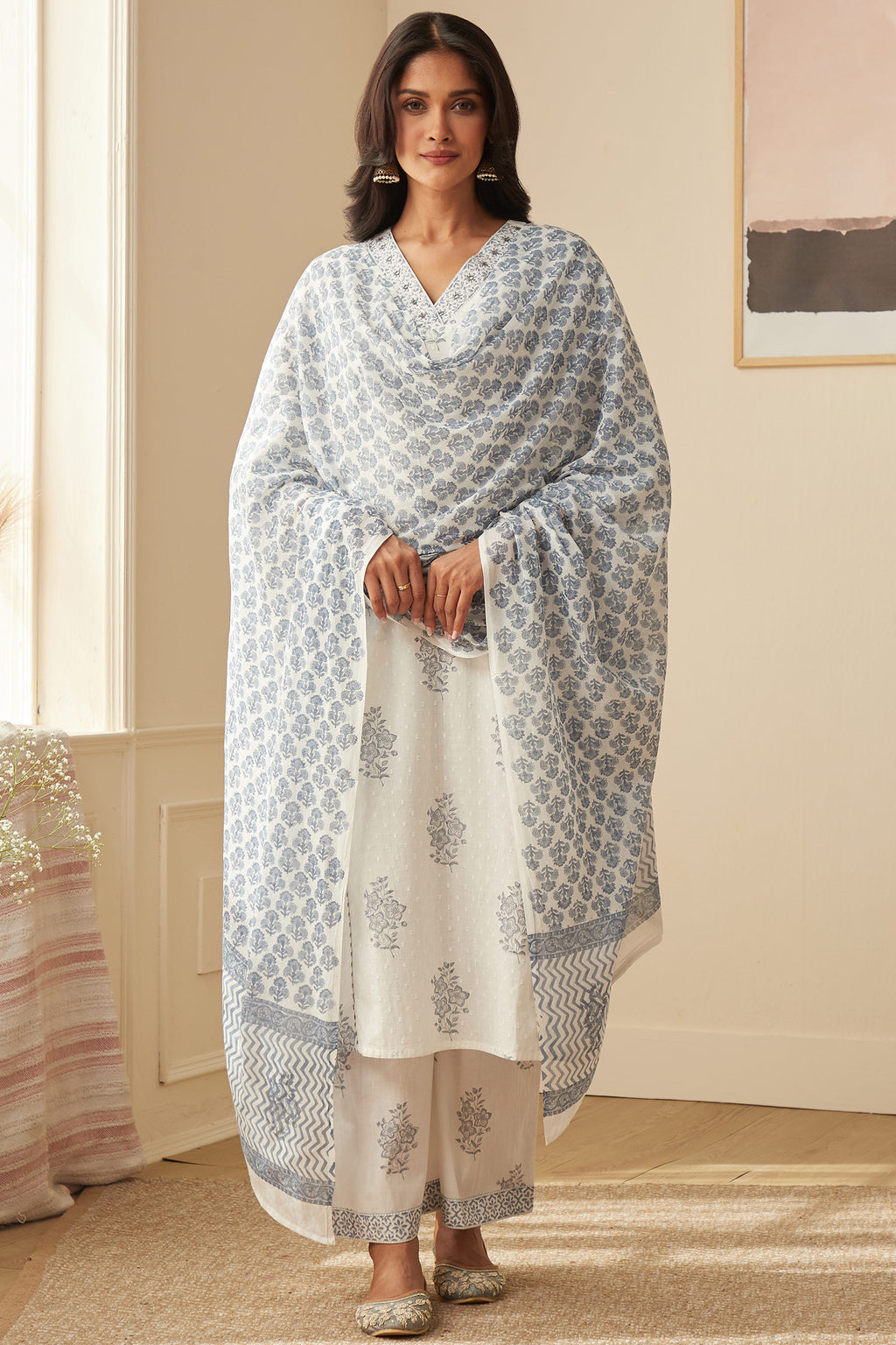 Rosheen Safeena Sanganeri Kurta