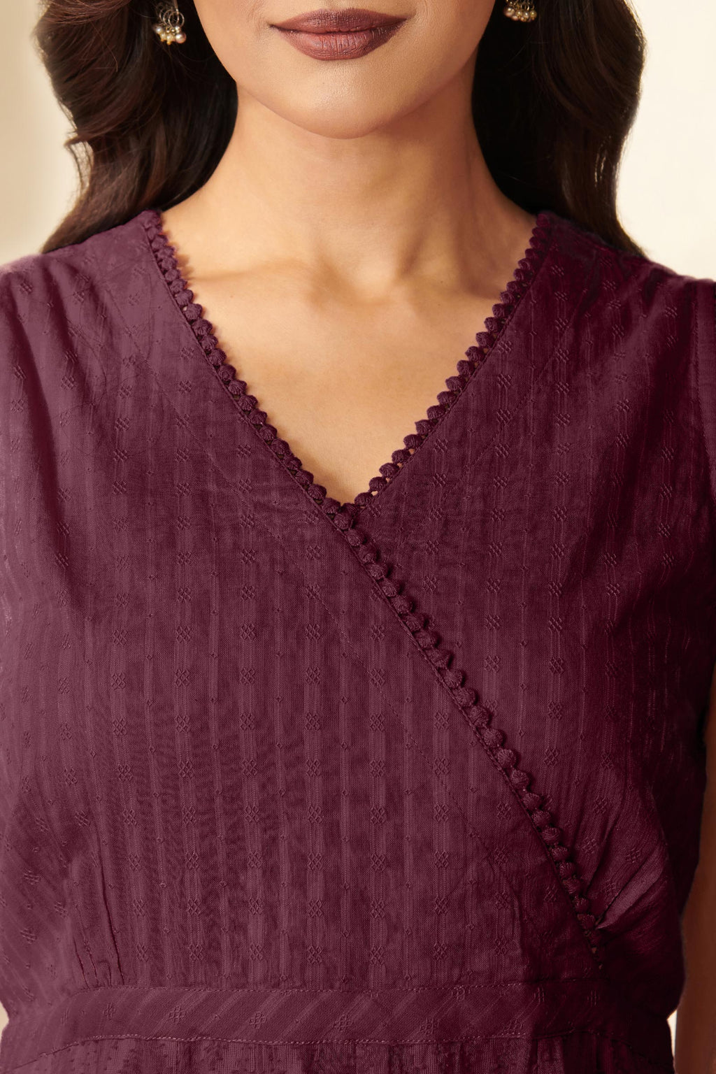 Roza Arya Wine Dress