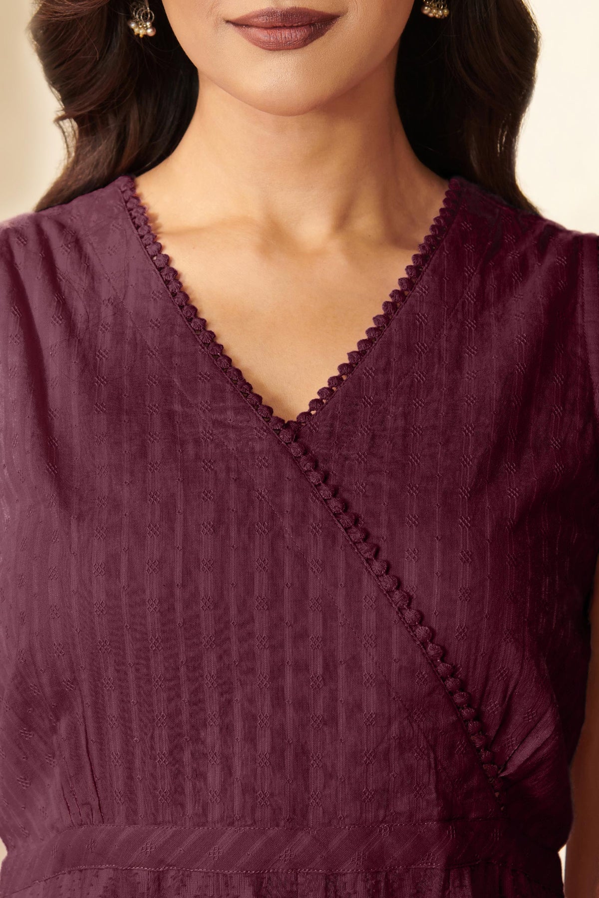 Roza Arya Wine Dress