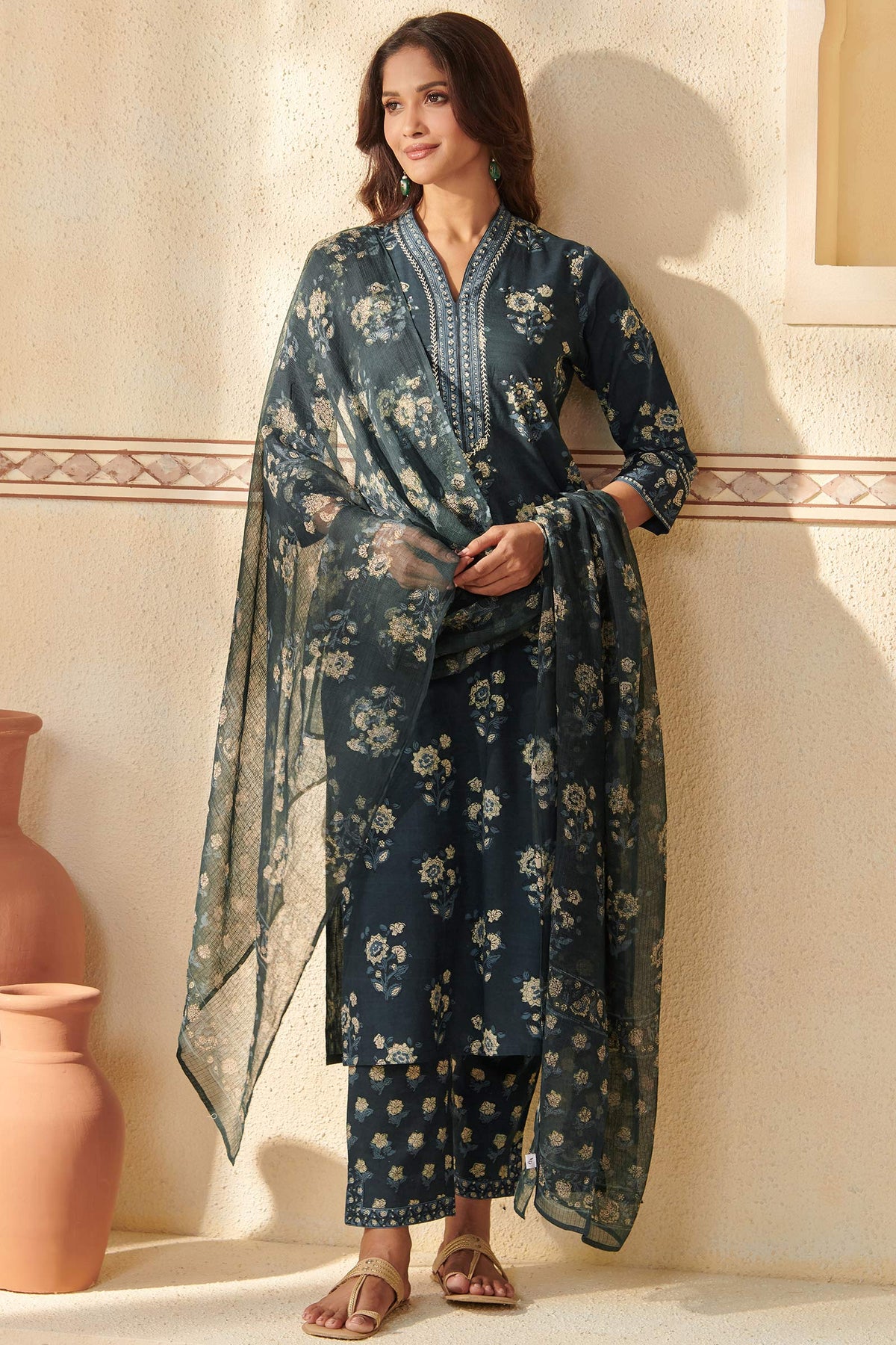 Sehra Seher Bagru Dupatta