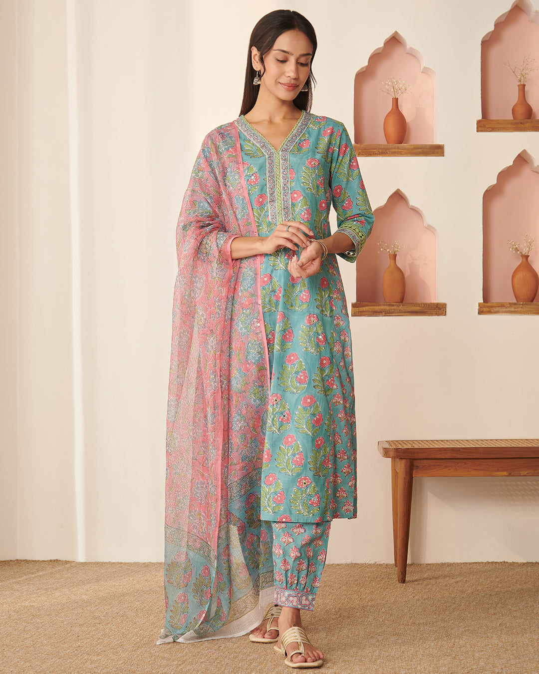 Gulbarg Armin Sanganeri Dupatta