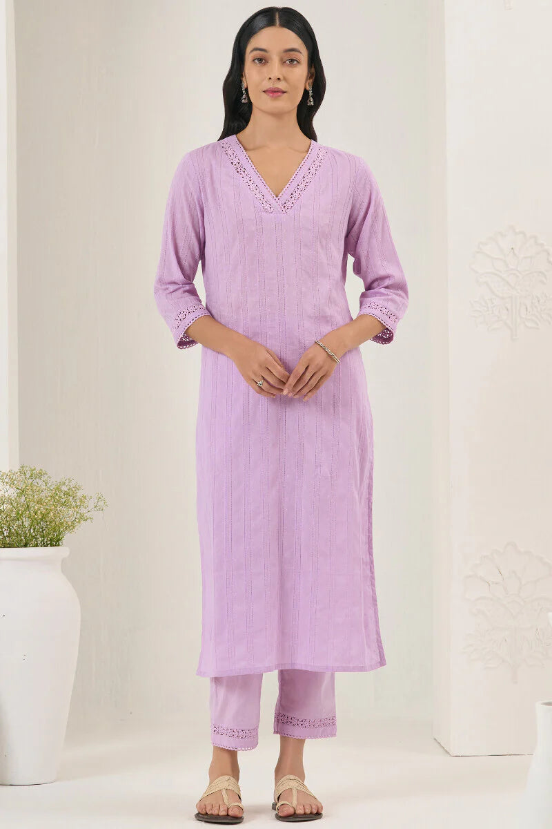 Surplus: Roza Seher Lilac Narrow Pants