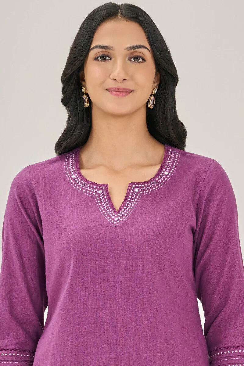 Surplus: Roza Zara Purple Kurta