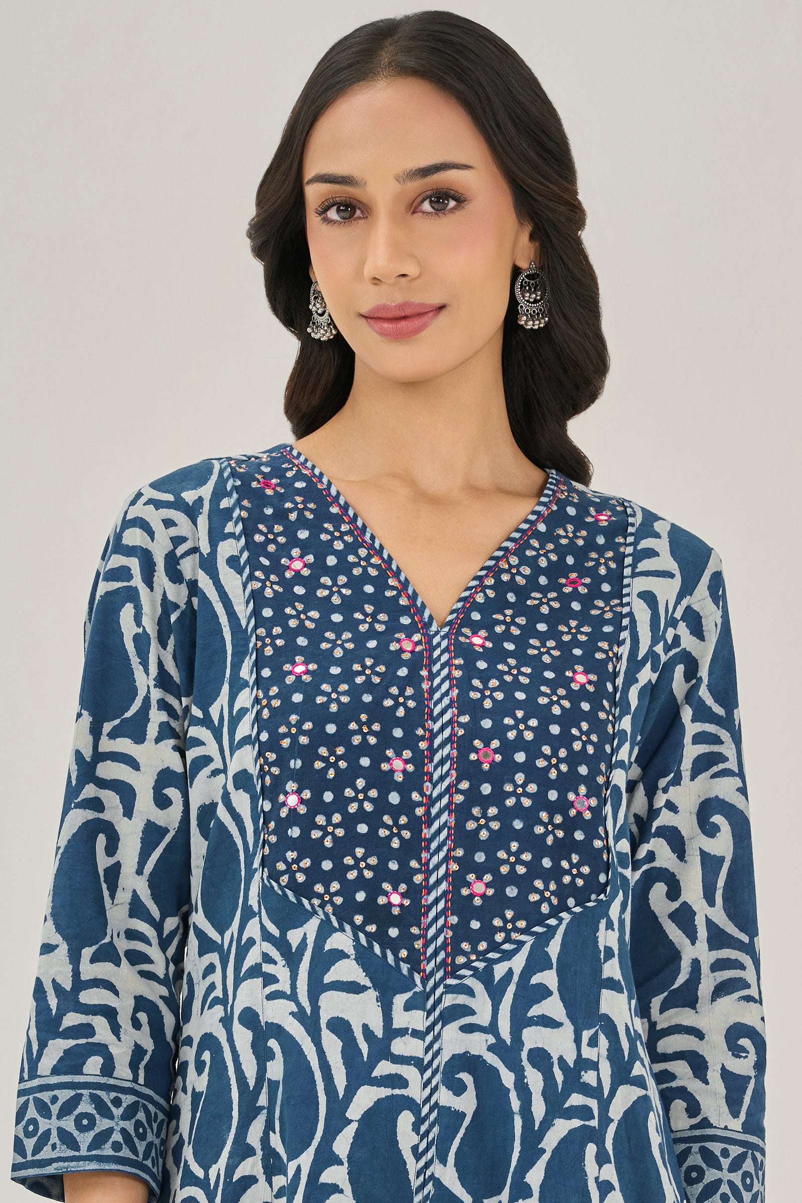 Nurtaj Rumaisa Bagru Short Kurta